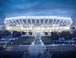 Proposed St. Louis football stadium