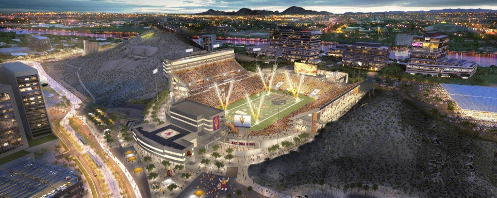 Arizona State Sun Devil Stadium rendering