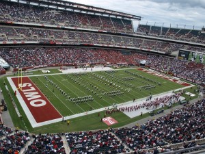 Temple playing at the Linc