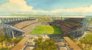 SDSU Aztec Stadium rendering soccer