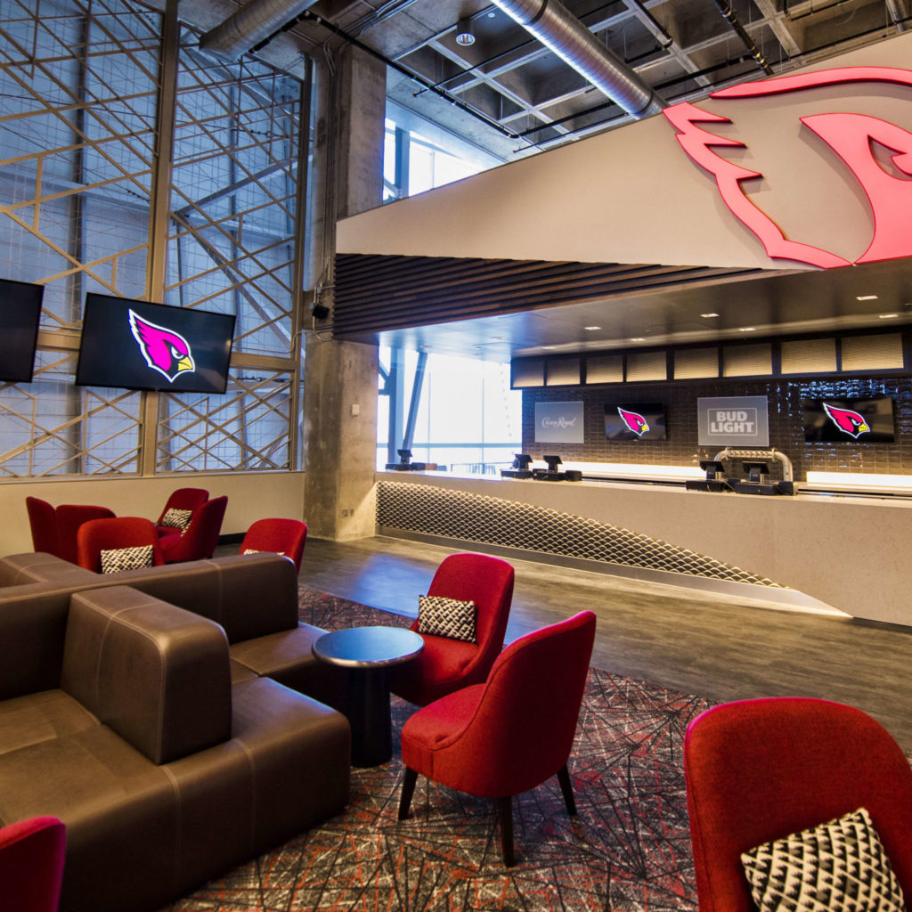 University of Phoenix Stadium Improvements Unveiled University of Phoenix Stadium Club Level
