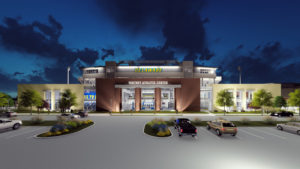 Delaware Stadium Whitney Athletic Center rendering