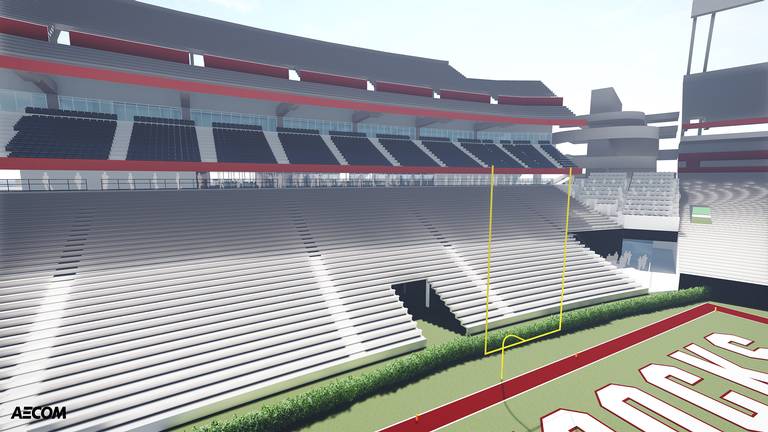 Williams-Brice Stadium renovation rendering
