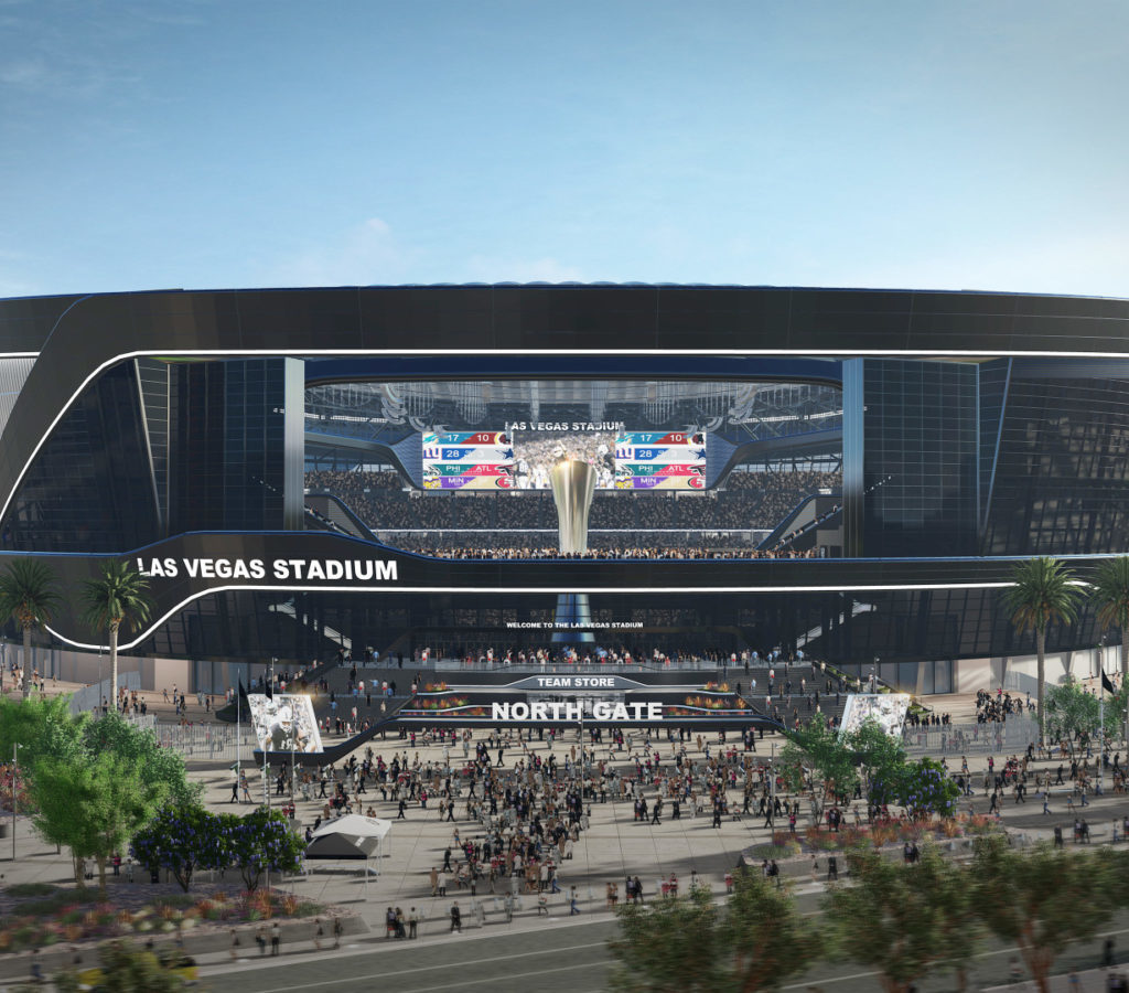 AEG Planning Active Las Vegas Stadium Event Schedule Las Vegas Stadium rendering