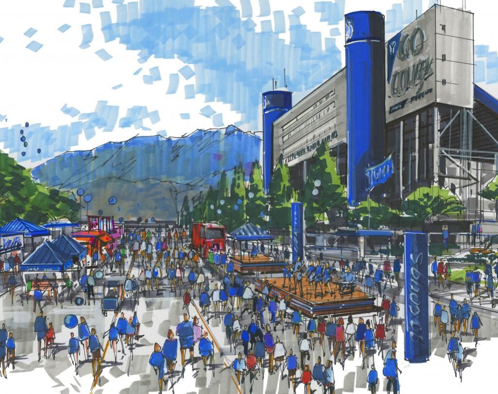BYU Adding Cougar Canyon to LaVell Edwards Stadium Cougar Canyon BYU