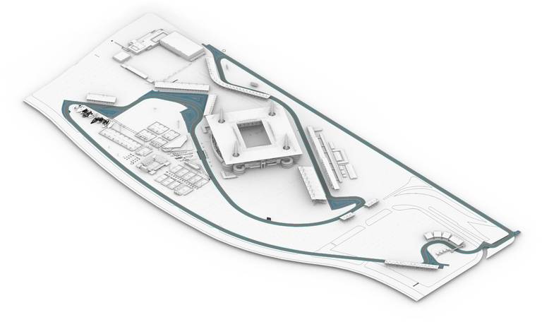 Hard Rock Stadium F1 Site Plan