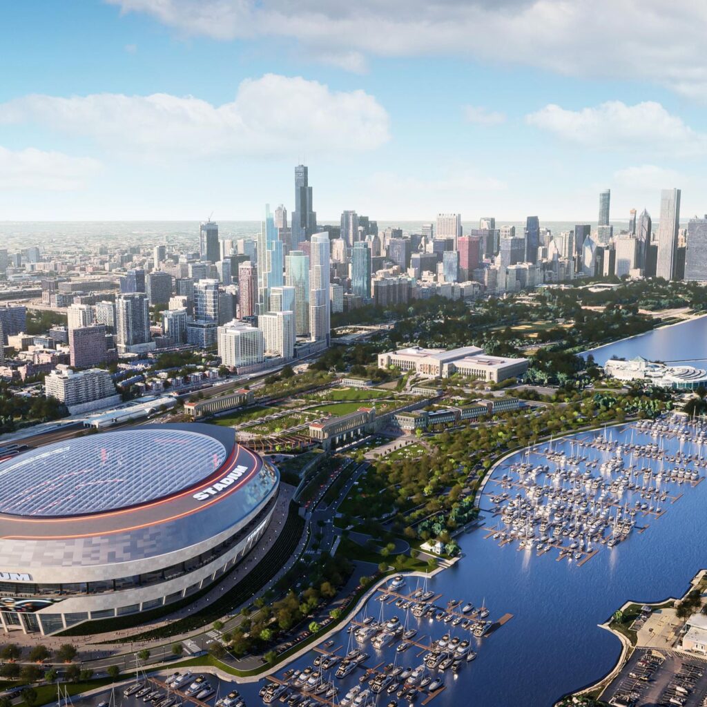 new Chicago Bears stadium